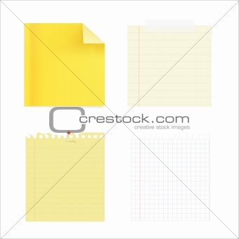 Collection Of Note Papers