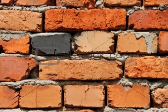 Multicolor brick wall 