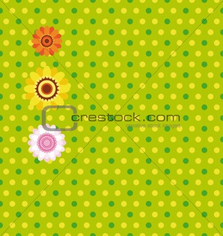 Easter seamless green  background
