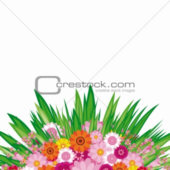 Easter Floral background