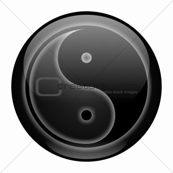 Yin-Yang Black Style Icon
