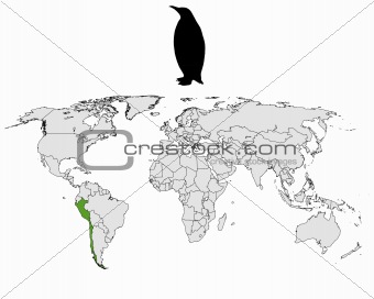 Humboldt penguin range