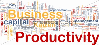 Business productivity background concept
