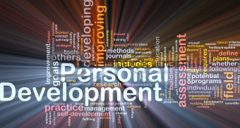 Personal development background concept