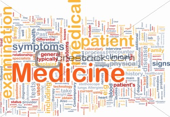 Medicine background concept