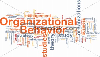 Organizational behavior is bone background concept