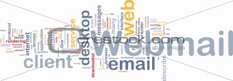 Webmail background concept