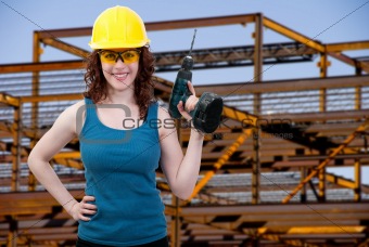 Female Construction Worker