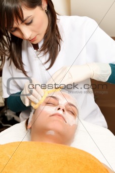 Beauty salon treatments