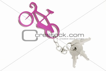 Bicycle key chain