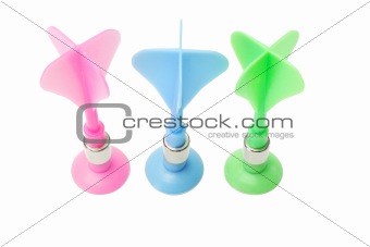 Plastic toy darts 