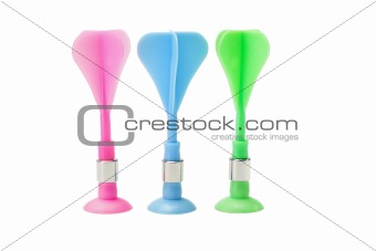 Plastic toy darts