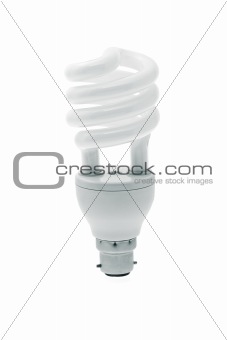 Spiral energy saving light bulb
