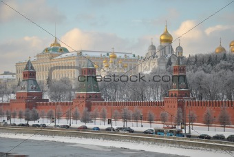 Moscow Kremlin in Summer day