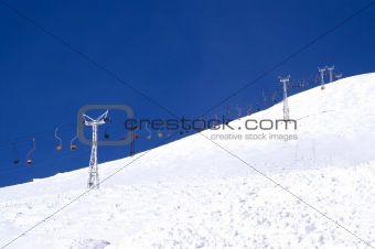 Old ski lift