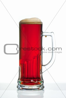 Dark beer glass