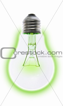 "Green" environmental friendly incandescent light bulb