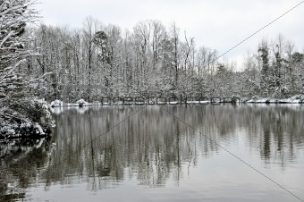 Snow on the Pond