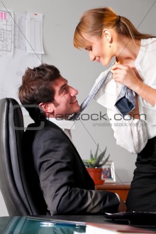 flirting at office