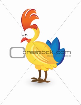 Surprised bright cock