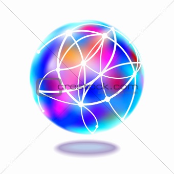 Abstract internet symbol