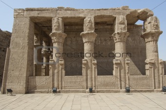 Part of the Temple of Edfu in Egypt