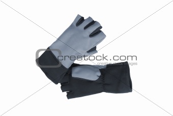 black Glove isolated on a white background