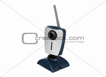 web camera isolated of white background