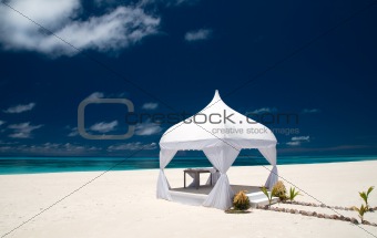 wedding pavilion at the beach