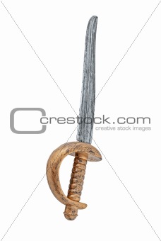 Fake plastic pirate sword