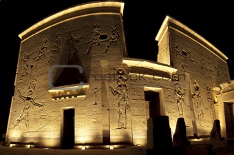 Entrance to the temple of Isis on Philae Island