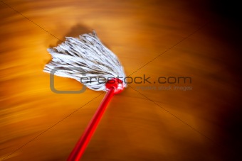 Mop in action