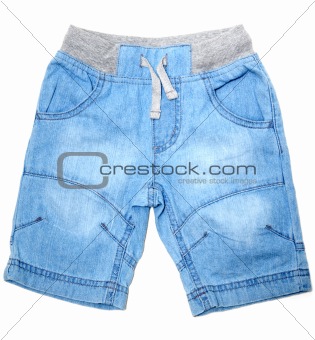 Blue jeans shorts