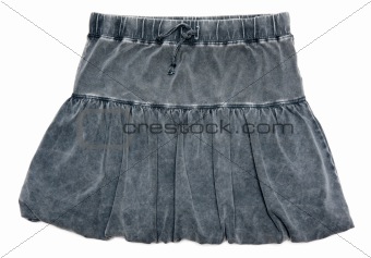 Gray feminine skirt