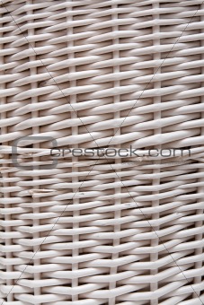 Braided basket in the manner of background