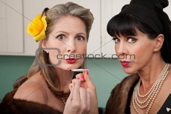 Women Smoking Weed 