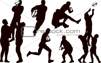 rugby  - vector