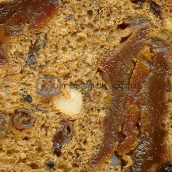 Dark rye bread  texture