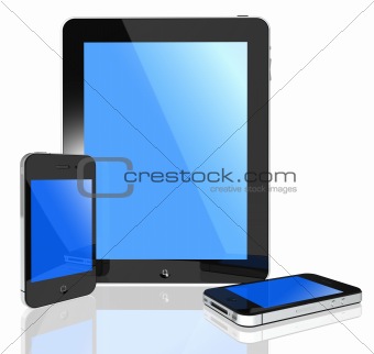 Modern touch screen -i pad and phone