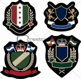 royal stylish emblem shield
