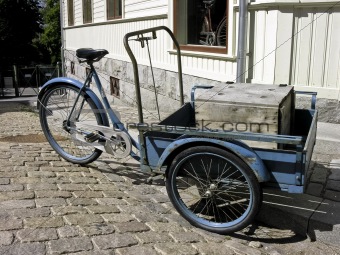 Old Norwegian traditional tricycle
