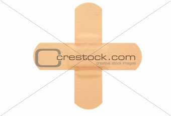 Top view of band-aid