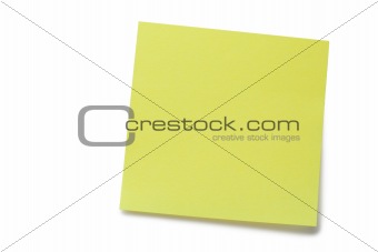Yellow post-it