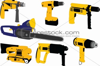 electric tools 2- vector