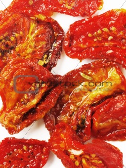 plate of sun dried tomatoes