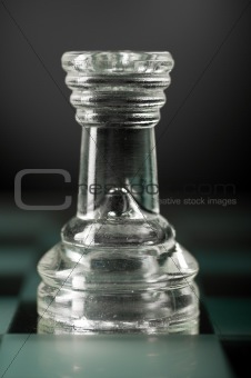 glass chess rook