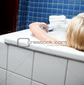 Woman in Bath Detail