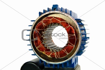 Motor, isolated on a white background