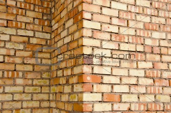 coloured bricks wall