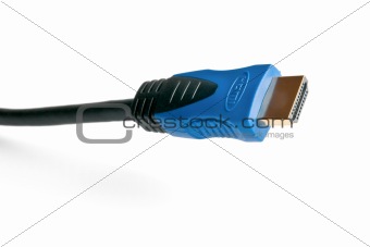 blue HDMI connector